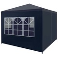 Partyzelt 3 x 3 m Blau