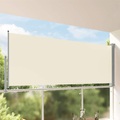 Ausziehbare Seitenmarkise 140 x 300 cm Creme