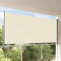 Ausziehbare Seitenmarkise 160 x 300 cm Creme