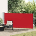 Ausziehbare Seitenmarkise 140 x 300 cm Rot