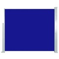 Ausziehbare Seitenmarkise 120 x 300 cm Blau