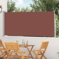 Ausziehbare Seitenmarkise 120 x 300 cm Braun