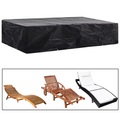 vidaXL Garten Sonnenliege-Abdeckung 8 Ösen 218x77x55 cm