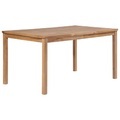 Garten-Esstisch Teakholz Massiv 150 x 90 x 77 cm