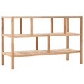 Diverse Hardware, Badezimmer-Regal Walnussholz massiv 100x40x65 cm