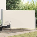 Ausziehbare Seitenmarkise 160 x 500 cm Creme