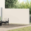 Ausziehbare Seitenmarkise 160 x 500 cm Creme