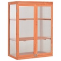 vidaXL Gewächshaus Holz 75x47x109 cm