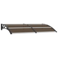 vidaXL Türvordach Schwarz 200x100 cm PC