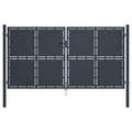 vidaXL Gartentor Stahl 300×200 cm Anthrazit