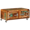Couchtisch 85 x 55 x 40 cm Recyceltes Massivholz