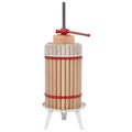 Diverse Hardware, Obst- und Weinpresse mit Stoffbeutel 30 L Eichenholz