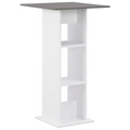 Bartisch Weiss 60 x 60 x 110 cm