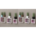 vidaXL Wandregale Regalwürfel 6 Stk. Weiß und Rosa