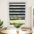 Doppelrollo Seitenzug Duo Rollo 100 x 175 cm schwarz