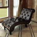 Chaiselongue Braun Kunstleder