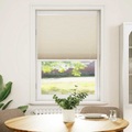 Diverse Hardware, Plissee Faltrollo Rollo Jalousie klemmen 90x125cm Creme