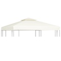 vidaXL, vidaXL Pavillon-Ersatzdach 310 g/m² Cremeweiß 3x3 m