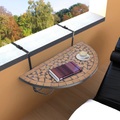 vidaXL, vidaXL Balkonhängetisch Terracotta Mosaik