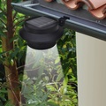6x Aussenlampe Sonnenlichtset Zaunlicht Schwarz