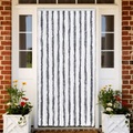 Diverse Hardware, Insektenschutz-Vorhang Grau und Weiss 90x220 cm Chenille
