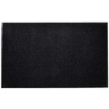 vidaXL Schwarze PVC Türmatte 90 x 60 cm