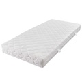 vidaXL, vidaXL Matratze mit waschbarem Bezug 200×90×17 cm
