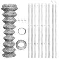 Diverse Hardware, Verzinkter Maschendrahtzaun 15 x 0,8 m mit Pfosten