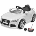 vidaXL, vidaXL Audi TT RS Aufsitz-Auto für Kinder mit Fernsteuerung Weiß