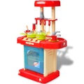 vidaXL, vidaXL Kinderküche Spielküche mit Licht- und Soundeffekten
