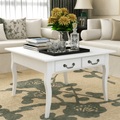 Diverse Hardware, Couchtisch mit 4 Schubladen Weiss
