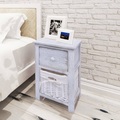 Diverse Hardware, Nachttisch Holz Weiss