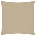 Sonnensegel Oxford Gewebe Quadratisch 3,6 x 3,6 m Beige