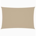 Sonnensegel Oxford Gewebe Rechteckig 2 x 4 m Beige