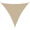 Sonnensegel Oxford Gewebe Dreieckig 5 x 5 x 5 m Beige