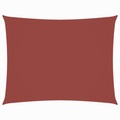 Sonnensegel Oxford Gewebe Rechteckig 2 x 4 m Terrakotta