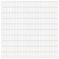 Doppelstabmattenzaun Gartenzaun 2008x2030 mm 34 m Verzinkt
