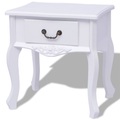Nachttisch Weiss MDF