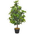 vidaXL Künstliche Pflanze Lorbeerbaum mit Topf Grün 90 cm