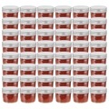 vidaXL Marmeladengläser mit Silbernen Deckeln 48 Stk. 110 ml