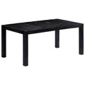 Esstisch Schwarz 180x90x76 cm Massivholz Mango