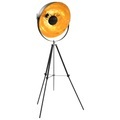 vidaXL Standleuchte E27 Schwarz und Golden 51 cm