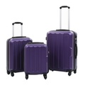 Diverse Hardware, Hartschalen-Trolley-Set 3 Stk. Lila ABS