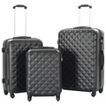 Diverse Hardware, Hartschalen-Trolley-Set 3 Stk. Schwarz ABS