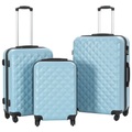 Diverse Hardware, Hartschalen-Trolley-Set 3 Stk. Blau ABS