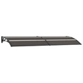 vidaXL Türvordach Schwarz 300×80 cm PC