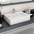Diverse Hardware, Waschbecken 50 x 38 x 13 cm Mineralguss/Marmorguss Weiss