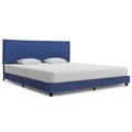 Diverse Hardware, Bettgestell Blau Stoff 180x200 cm