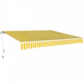 Diverse Hardware, Gelenkarmmarkise 600 cm Gelb/Weiss