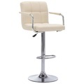 Barstuhl Creme Stoff